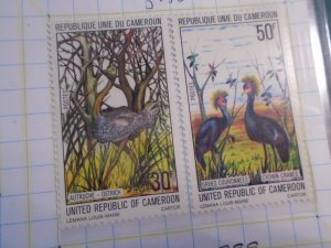 Cameroon  #  628-29  MNH   Birds