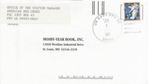 United States Fleet Post Office 32c Midnight Angel Christmas 1996 U.S. Navy, ...