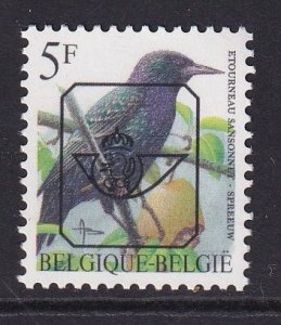 Belgium  #1437  MNH  1996  birds 5f  pre cancelled etourneau sansonnet