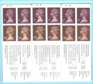 GB Folder Booklets - good perfs FB60 50p Archaeology #2 cyl B34 B2, B35 B2, B2