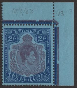 123 MNH 2sh Ultra and red Violet