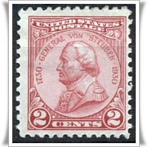 SC#689 2¢ Von Steuben Single (1930) MH