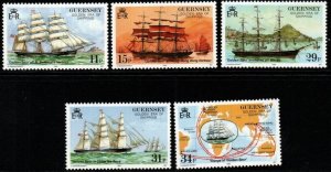 GUERNSEY SG415/9 1988 GUERNSEY SHIPPING MNH