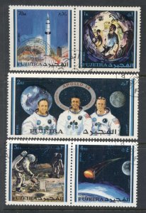 Fujeira 1971 Mi#642-646 Space, Apollo 14 CTO