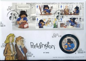 2023 Paddington Bear Medal Cover By The Royal Mail