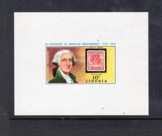 LIBERIA 704 Proof Sheet George Washington