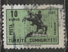 Turkey 1967: Sc. # 1729B; Used Single Stamp