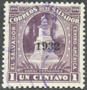 DYNAMITE Stamps: El Salvador Scott #520 - USED