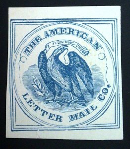 Scott#5L Local - L13 Design  - Forgery A - American Letter Mail Co.