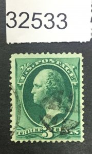 US STAMPS #158 USED LOT #32533