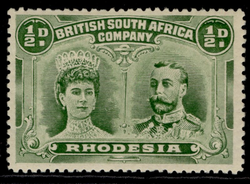 RHODESIA GV SG119, ½d yellow-green, M MINT. Cat £18.