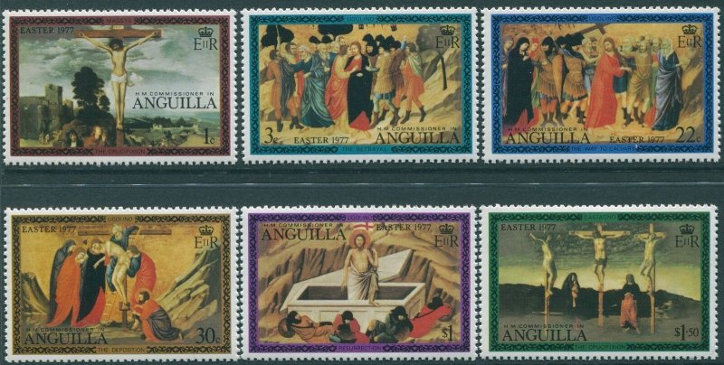 Anguilla 1977 SG291-296 Easter set MNH