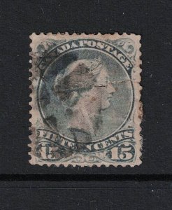 Canada SC# 30 Used Repaired  Space Filler / Torn - S17174