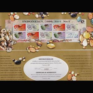 INDONESIA 1997 - Scott# 1708b Sheet-Gemstones NH