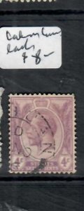 LABUAN STRAITS USED IN 4C KGV     VFU  #1       P0809H