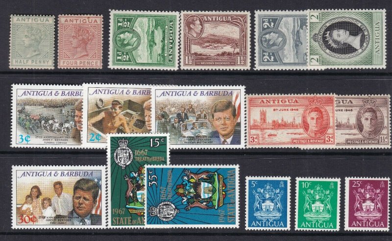 ANTIGUA ^^^^^^sc# 12//230   MNH/MH  collection  $$@ lar1641anti