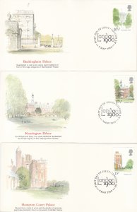 1980, Great Britain: Famous Buildings, Grp 6, FDC (S18765)