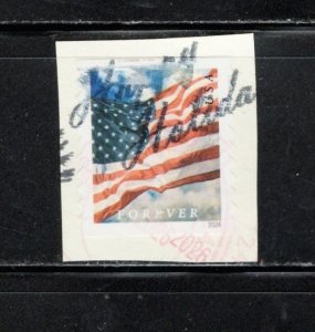 United States 2024 Sc#5874 Flag of USA (AP Coil without Marginal Paper) Used