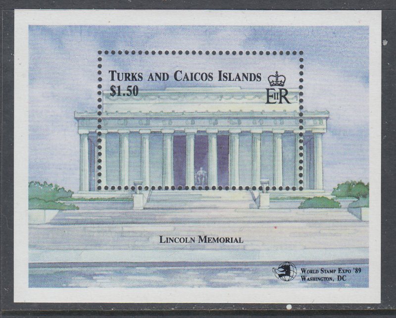 Turks and Caicos 775 Souvenir Sheet MNH VF