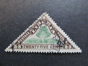 A4P25F30 Liberia Official Stamp 1918 optd 25c used