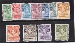 Basutoland #18 - #28 VF Mint Set