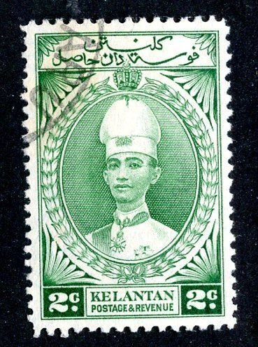 1937 Kelantan  Sc# 30 used cv $0.25 ( 8003 BCXX )
