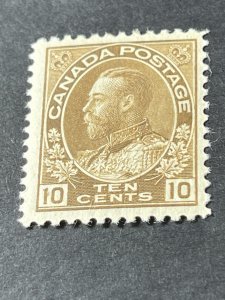 CANADA # 118--MINT/HINGED-----BISTER/BROWN----SINGLE----1925