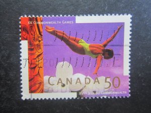 Canada #1521 XV Commonwealth Games Nice stamps  {ca738}