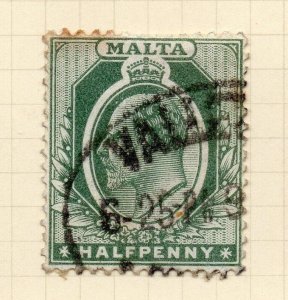 Malta 1904-06 Early Issue Fine Used 1/2d. 029079