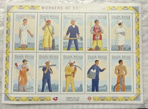 Souith Africa 1.20r Workers Labor Day sheet oh 10 #1120a MINT