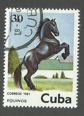 1981 Cuba Scott Catalog Number 2437 Used