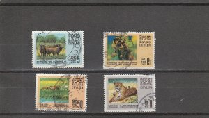 Ceylon  Scott#  439-441  Used  (1970 Animals)