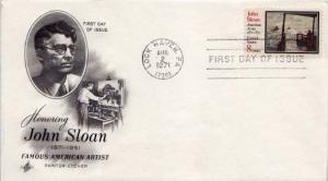 United States, First Day Cover, Art