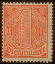 Germany 1920 SC# O10 MNH  L59