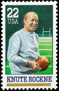 2376 Knute Rockne F-VF MNH single stamp