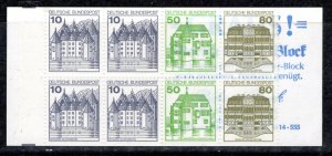 Germany Bund Scott # 1231c, mint nh, stamp booklet Michel # MH24h