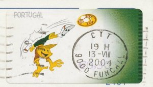Postcard / ATM stamp Portugal 2004 Football - European Championships - Euro 2004