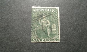 Trinidad #36 used thin/trimmed e206 10089