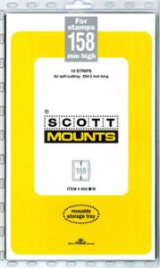 Scott Mounts Black 158mm STRIP 265mm, (Pgk. 10)(00959B)