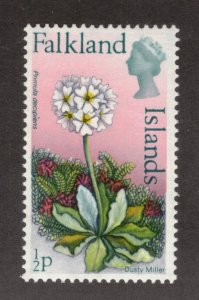 FALKLAND ISLANDS 1978 ½d Flower, CA Diagonal Wmk; Scott 210b, SG 315; MNH