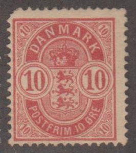 Denmark Scott #45 Stamp - Mint Single