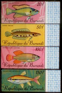 Burundi 1967 SC# 198-201  MNH