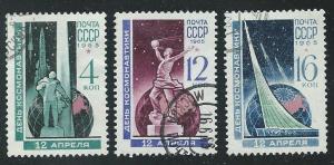 Russia  Scott 3019-3021  NHCTO 