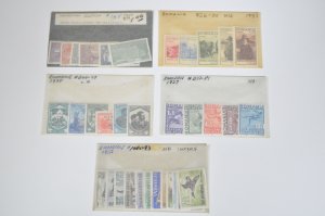 Romania Mint Lot #493-98, 1082-93, B26-30, B44-49, B77-81 MNH & MH sets 1931-56