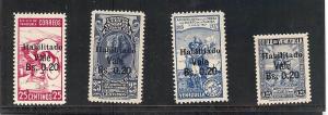 Venezuela, 384-87, Surcharged Singles,**Hinged**