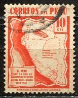 Peru; 1938: Sc. # 377: Used Single Stamp