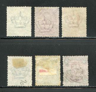 ITALY Scott #67-72, Sassone #59-64, Used, Cat. $375.00