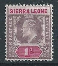 Sierra Leone #65 MH 1p King Edward VII Wmk. 2