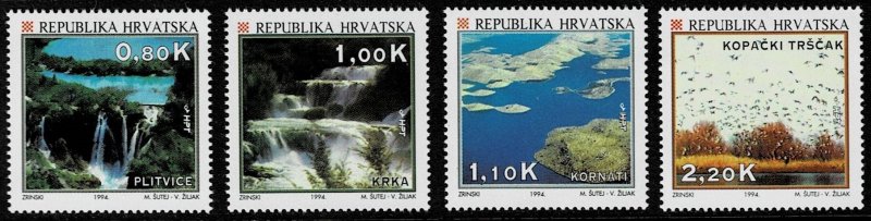 1994 Croatia Scott Catalog Number 196-202 Unused No Gum