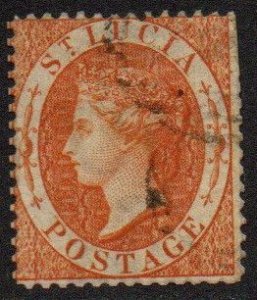 St. Lucia Sc #14 Used
